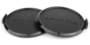 2x MAMIYA 67 67mm DAMAGED lens front caps / GENUINE / 645 RB RZ SEKOR cap - Picture 1 of 2