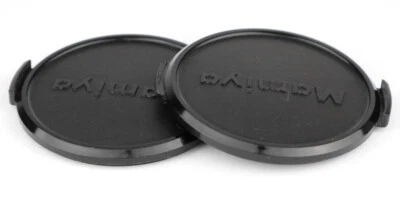 2x MAMIYA 67 67mm DAMAGED lens front caps / GENUINE / 645 RB RZ SEKOR cap - Image 1 of 2