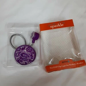 WITHit Sparkle  LED Clip Light For Books & Readers Purple - Picture 1 of 6