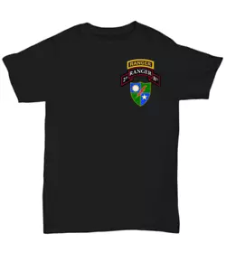 2nd Ranger Battalion Shirt - Scroll, Tab und DUI - Army Ranger - Unisex T-Shirt - Bild 1 von 6