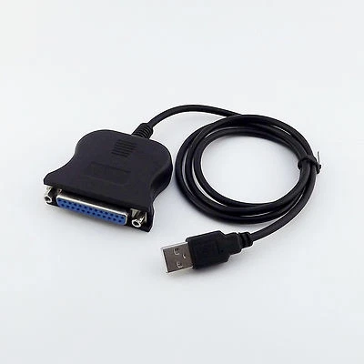 USB to IEEE 1284 DB25 25 Pin Female Parallel PC Printer Adapter Cable Cord 3FT - Image 1 of 4