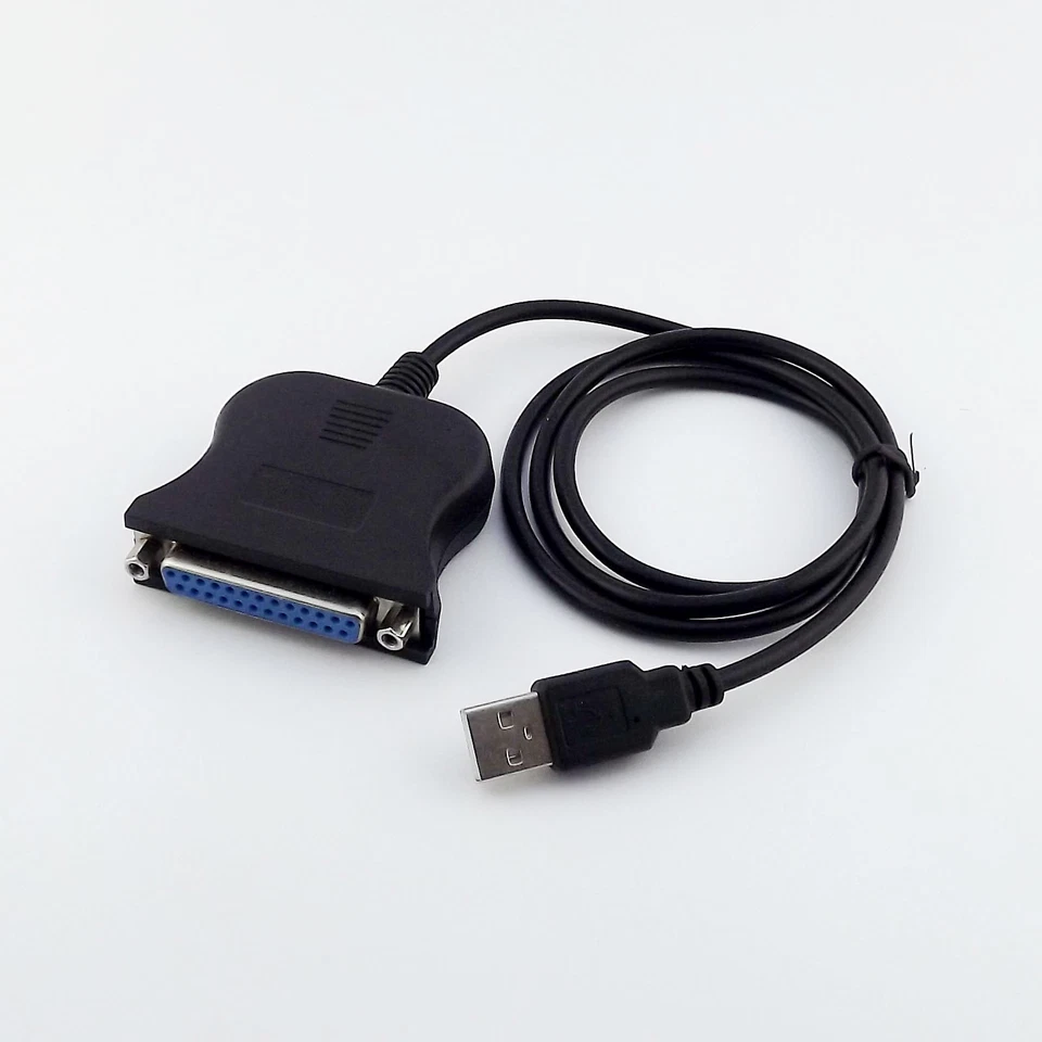1x USB 2.0 to DB25 25 Pin Female Parallel IEEE 1284 PC Printer Adapter Cable 3ft - Image 1 of 2