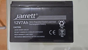 BATTERIA ERMETICA RICARICABILE AL PIOMBO 12V 12 VOLT 7AH 7.2 AH 7AMPERE PER UPS - Foto 1 di 2