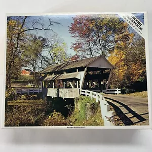 Vintage Whitman 1200 Jigsaw Puzzle Rockmill Bridge, Missouri, New Factory Sealed - Picture 1 of 5