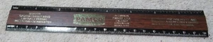 Regla vintage de 8": PAMCO DEUTZ & WAUKESHA DIÉSEL, publicidad/coleccionable - Imagen 1 de 2