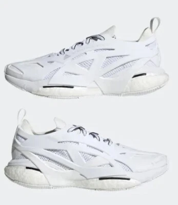 $270 Adidas by Stella McCartney Women White ASMC Solarglide Sneaker Shoes US8.5 - Image 1 of 4