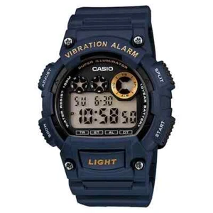 Casio Watch W735H-2A Mens Digital 100m WR WORLDTIME RRP $119 - Picture 1 of 3