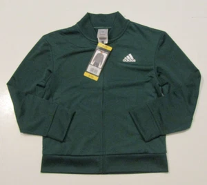 NWT YOUTH ADIDAS Green Bomber Jacket Full Zip Sz Medium 10/12 - Picture 1 of 4