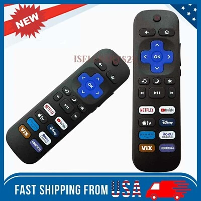 New Replacement Remote RC280-01 For TCL ROKU TV  Vudu 32FS3700 40FS3750 8 Keys - Image 1 of 4