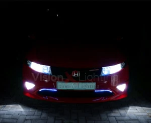 Honda Civic FN2 MK8 Type R Canbus Pair Bulbs Fog LED Bright 6000K White 2800Lm - Picture 1 of 1