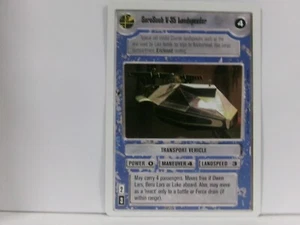 1995 Star Wars CCG: Premiere SoroSuub V-35 Landspeeder NON GIOCATO - Foto 1 di 2