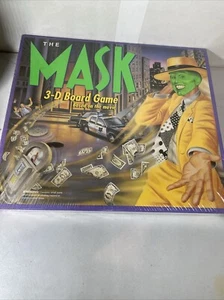 Vintage 1994 Parker Brothers The Mask Movie 3-D Board Game NEW SEALED - Picture 1 of 8
