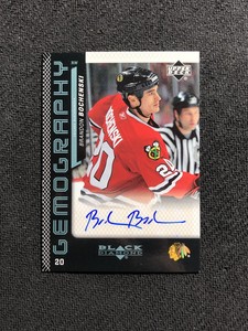 2006-07 UPPER DECK BLACK DIAMOND BRANDON BOCHENSKI GEMOGRAPHY AUTO #G-BB