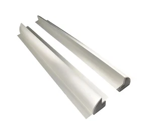 2 aluminium solar panel side brackets/spoilers fit motorhome caravan boat 67cm - Picture 1 of 5