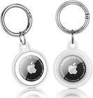 2 Pack Keychain Holder Case Compatible with Apple AirTag 360° Full-Body Coverage