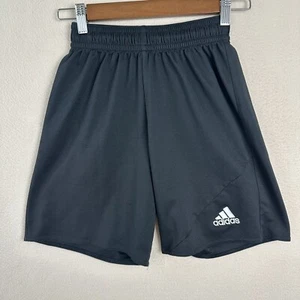 Adidas Climate Boys Black Soccer Shorts Size Youth S Uniform Shorts - Picture 1 of 13