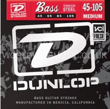 Dunlop Stainless Steel Bass Guitar Strings - Medium Gauge .045 - .105 