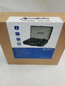NEW BYRON STATICS KTS-601 TURNTABLE HOME VINYL RECORD PLAYER THREE SPEED - Picture 1 of 2