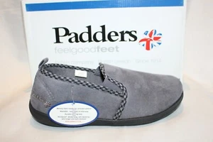 SHOES/FOOTWEAR -Padders Lewis grey slipper size 12 - Picture 1 of 7