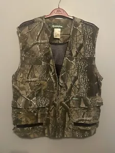 Remington Men's Hunting Vest Camo Pockets Sleeveless Multicolor Size L (E371) - Picture 1 of 5