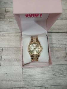 Juicy Couture Damenuhr JC/5014CHGB Quarz Roségold 34mm **BRAUCHT BATTERIE** - Bild 1 von 6