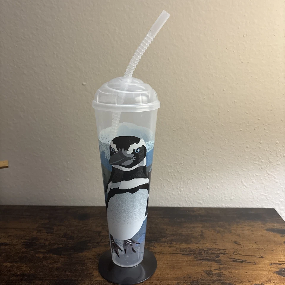 Whirley Drink Works 20oz Plastic Pilsner Cup Arctic Animal Theme Penguin - Image 1 of 4