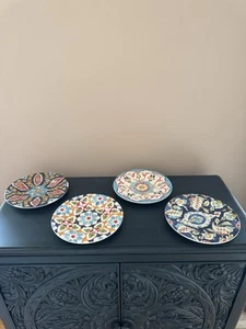 Williams Sonoma Iznik Melamine Salad Plates - 8.5" - Set Of 4 - Mixed - Picture 1 of 5