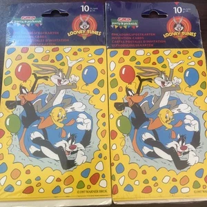 Retro Party Einladungen Looney Tunes X20 - Bild 1 von 5