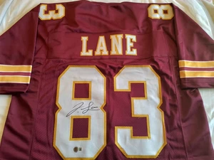 Jaylin Lane Washington Commanders Signed Autographed Pro Style Custom Jersey BAS - Imagen 1 de 3