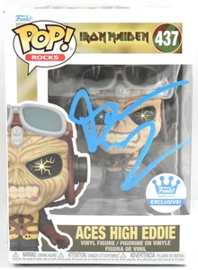 Bruce Dickinson Signed Iron Maiden Aces High Eddie Funko Pop #437-Beckett W Holo - Picture 1 of 5