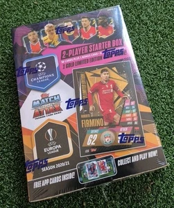 2020-21 TOPPS MATCH ATTAX CHAMPIONS LEAGUE ALBUM STARTER PACK 38 CARD + bonus - Picture 1 of 3