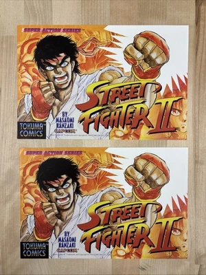 Street Fighter 2 Tokuma Comics Promo Cards 1992 Capcom  5.5 X 8.25 - Image 1 of 2
