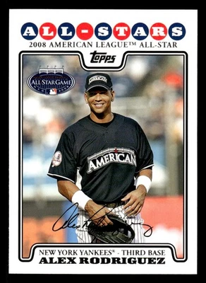 2008 TOPPS UPDATES & HIGHLIGHTS ALEX RODRIGUEZ UH65 MINT NEW YORK YANKEES - Image 1 of 2