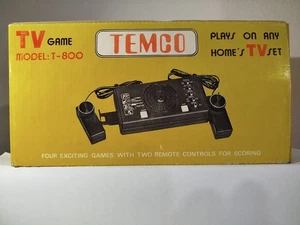 TEMCO TV Spiel Modell T-800 Konsole Videospiel Vintage Retrogame - Bild 1 von 10