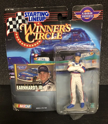 VINTAGE DALE EARNHARDT JR FIGURE• 1999 Series Winners Circle Starting Lineup NEW Cover