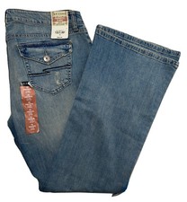 Arizona Jean Co Favorite Flare Women's size 15 slim fit jeans distressed 36x30