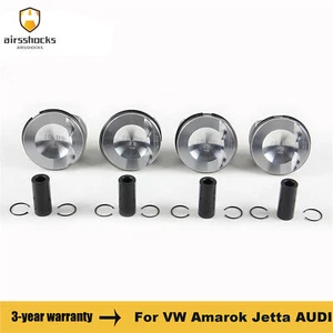 2.0T Piston&Ring Assembly Oversize +0.5 Kit Fit For VW Amarok Jetta AUDI A4 Q5 - Picture 1 of 10