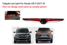 Fit Honda CRV CR-V 2017-19 SUV LED Light Lamp Rear Tailgate Cover 