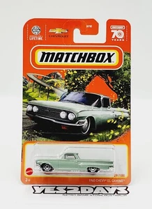 Tarjeta larga Chevy El Camino Ute 29/100 1960 Matchbox 2023 - Imagen 1 de 4
