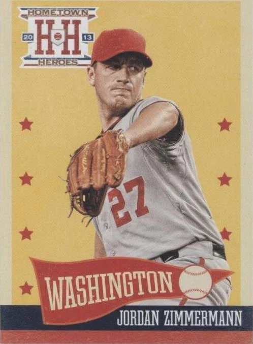 2013 Panini Hometown Heroes - Jordan Zimmermann #133