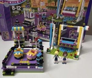 LEGO FRIENDS 41133 Amusement Park Bumper Cars Complete w/Box + Instructions - Picture 1 of 24