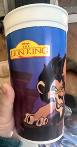 Taza de plástico de colección Disney El Rey León Burger King con ScarFace✔ - Imagen 1 de 8
