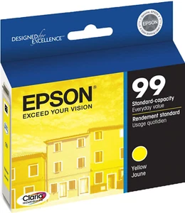 New Genuine Epson 99 Yellow Ink Cartridges Artisan 730 - Picture 1 of 3