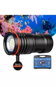#788. DF50 Scuba Diving Light, 6500 Lumens Video Camera Photography Dive LED - Picture 1 of 17