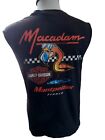 T-shirt sans manches vintage Harley Davidson logo noir Montpellier France taille M