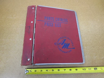 20 世纪 60 年代 AMC BINDER 仅插图零件目录手册美国汽车 — 第 1/4 张图片