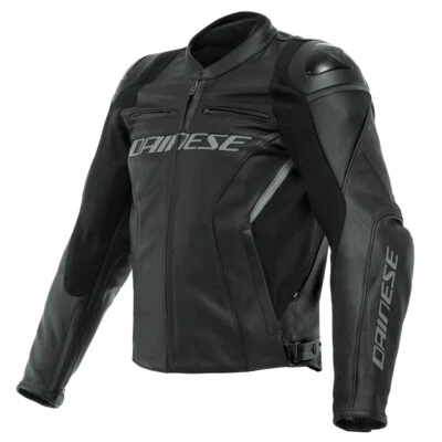 Dainese Racing 4 Leather Jacket Motorcycle Motorbike 631 Black SALE £379.99! - Image 1 of 3