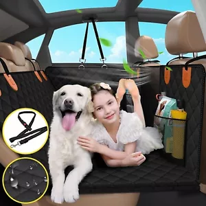 Extensor de asiento trasero grande para perros, cubierta de asiento de coche, fondo duro, para camioneta SUV - Imagen 1 de 10