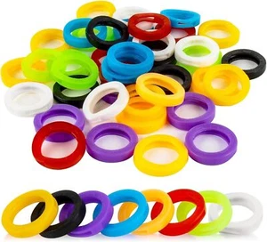 40pcs Key Covers Key Caps - Key Identifiers Covers Key Protector Key Markers - Picture 1 of 2