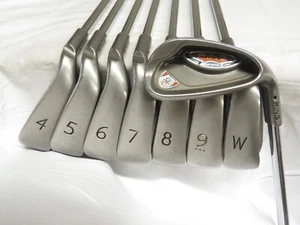 Used RH Ping G10 Black Dot Iron Set 4-UW AWT Regular Flex Steel Shafts G-10 Set - Picture 1 of 8